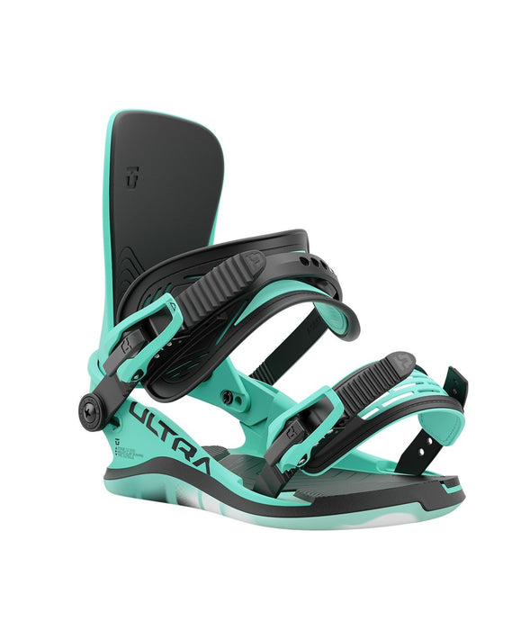 Union Ultra Snowboard Bindings Women's Large (US 9-11) Aqua New 2025