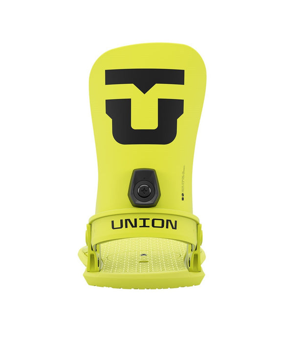 Union Strata Snowboard Bindings Men's Large (US 10.5-13) Acid Green New 2025