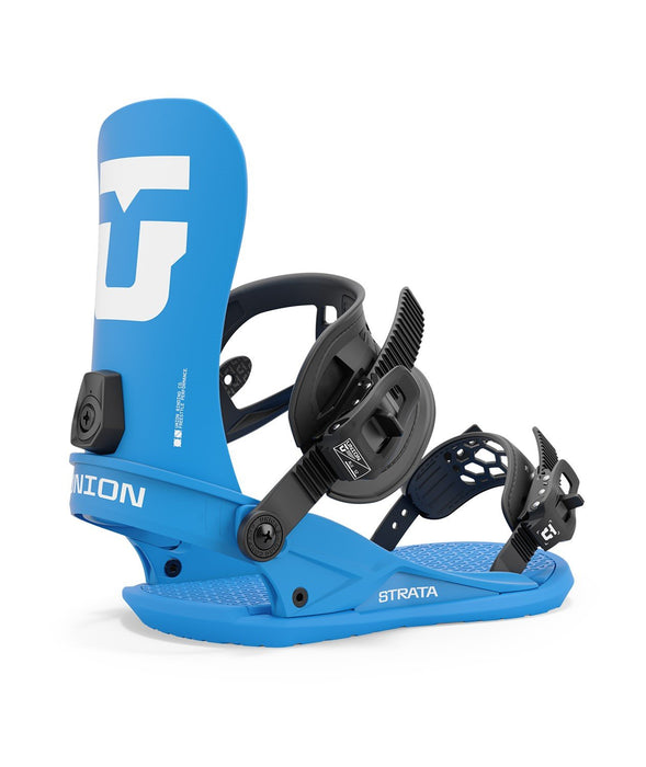 Union Strata Snowboard Bindings Men's Medium (US 8-10) Blue New 2025