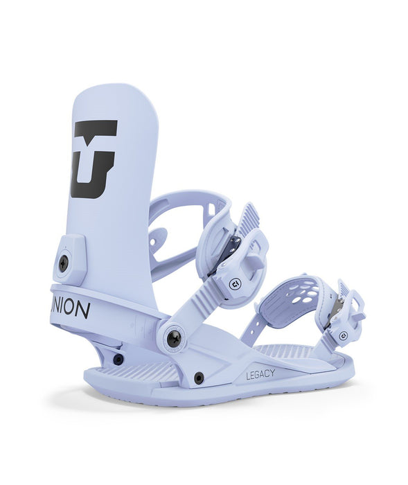 Union Legacy Snowboard Bindings Women's Large (US 9-11) Light Blue New 2025