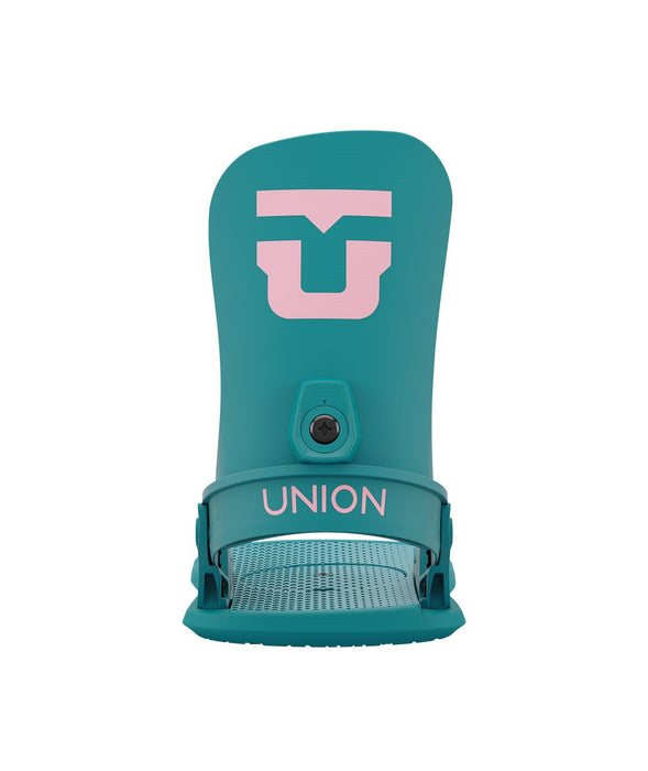 Union Legacy Snowboard Bindings Women's Large (US 9-11) Teal New 2025