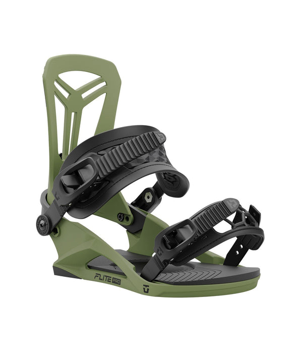 Union Flite Pro Snowboard Bindings, Large (US Men's Size 10.5-13), Green 2025