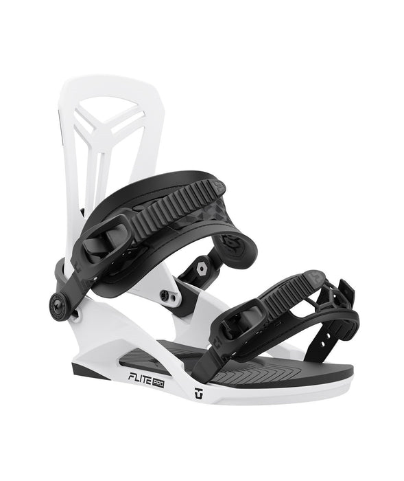 Union Flite Pro Snowboard Bindings, Small (US Men's Size 5-7.5), White New 2025