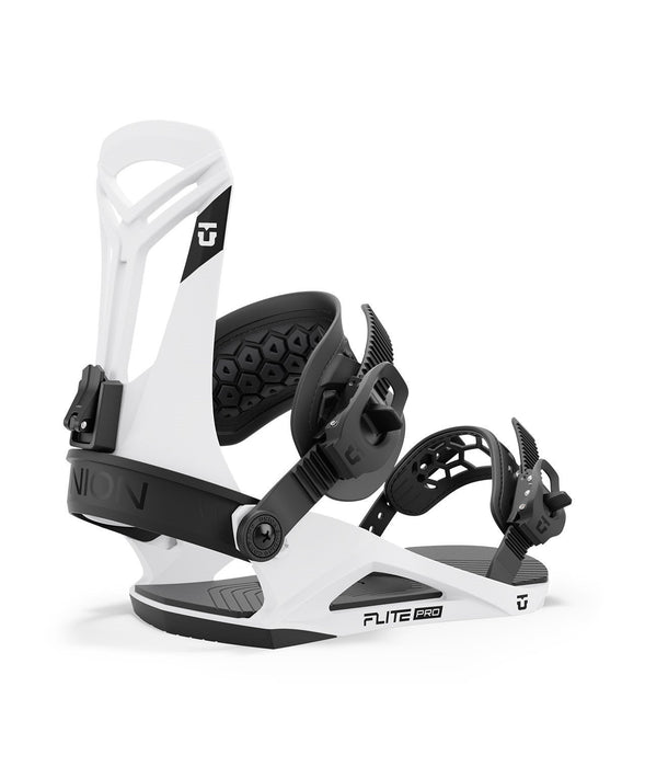 Union Flite Pro Snowboard Bindings, Medium (US Men's Size 8-10), White New 2025