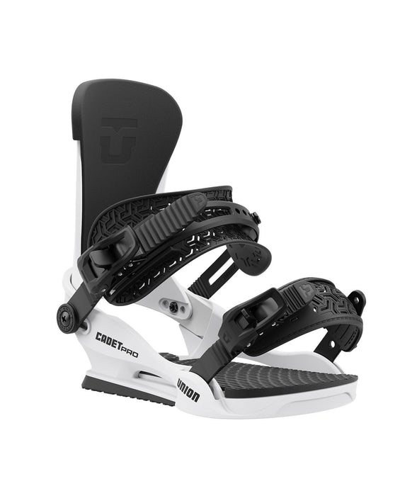 Union Cadet Pro Youth Snowboard Bindings Medium (US 5.5-7.5) White New 2025