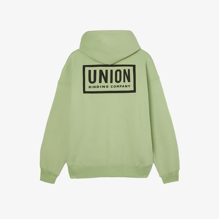 Union Binding Company Fleece Lined Team Hoodie Men's Size Large Green New