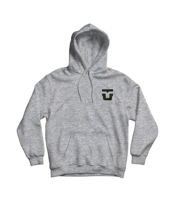 Union Binding Company Fleece Lined Team Hoodie Men's Size XL Heather Grey New