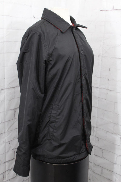 ThirtyTwo Drifter Polar Fleece Reversible Jacket, Men's Small, Black / Red