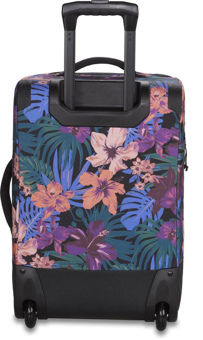 Dakine 365 Carry On Roller 40L Wheeled Travel Luggage Bag Black Tropidelic Print
