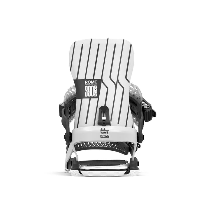 Rome 390 Boss AW Snowboard Bindings M/L (Men's US 7.5-10) White/Black New 2026