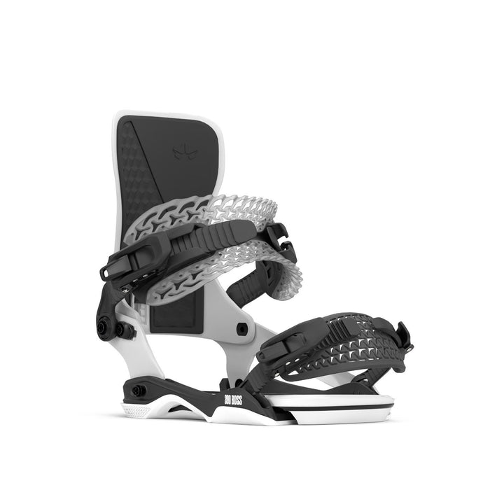 Rome 390 Boss AW Snowboard Bindings L/XL (Mens 10.5-12.5) White/Black New 2026