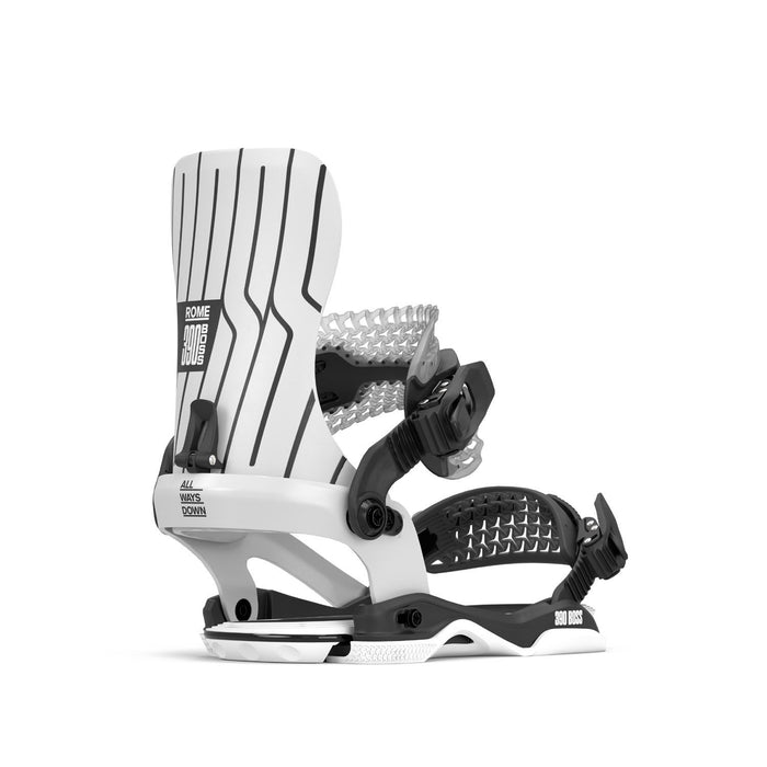 Rome 390 Boss AW Snowboard Bindings M/L (Men's US 7.5-10) White/Black 2026 82516