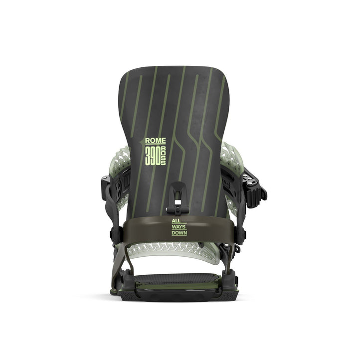 Rome 390 Boss AW Snowboard Bindings M/L (Men's US 7.5-10) Swamp Green New 2026