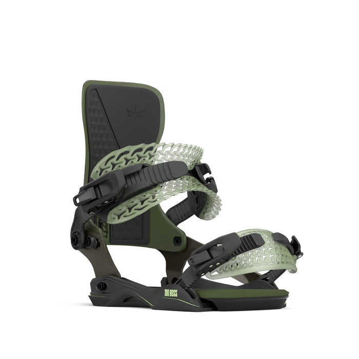 Rome 390 Boss AW Snowboard Bindings M/L (Men's US 7.5-10) Swamp Green New 2026