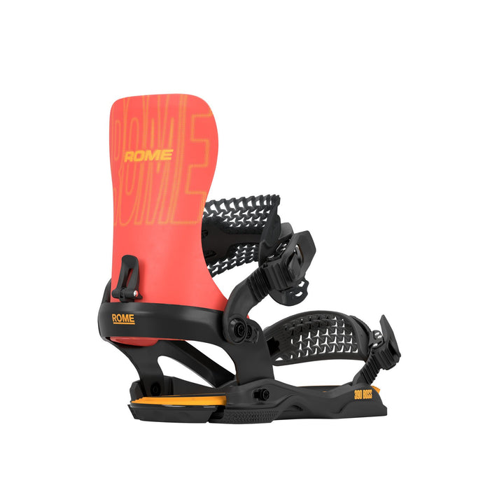 Rome 390 Boss AW Snowboard Bindings M/L (Mens 7.5-10) Orange 2027 Demo
