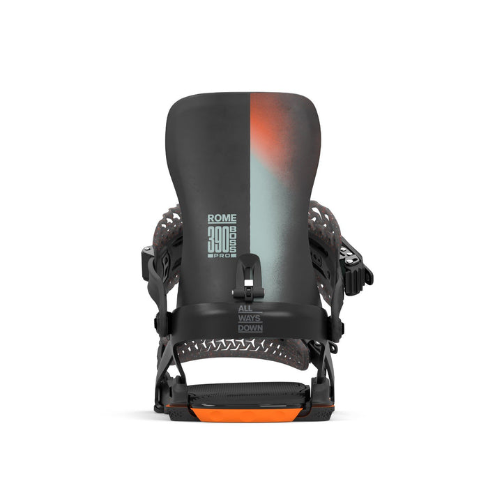 Rome 390 Boss FW Pro Snowboard Bindings L/XL (Men's US 10.5-13) Black/Slate 2026