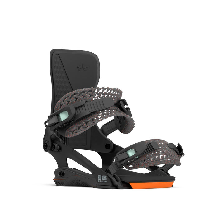 Rome 390 Boss FW Pro Snowboard Bindings L/XL (Men's US 10.5-13) Black/Slate 2026