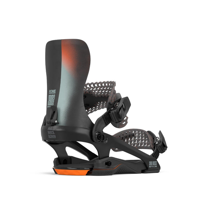 Rome 390 Boss FW Pro Snowboard Bindings L/XL (Men's US 10.5-13) Black/Slate