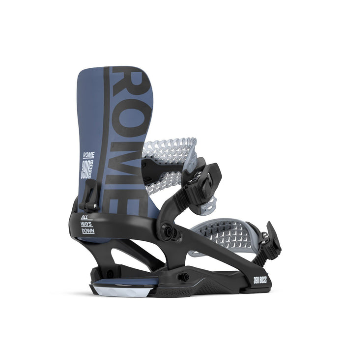 Rome 390 Boss FW Snowboard Bindings L/XL (Mens 10.5-12.5) Blue / Ice New 2026