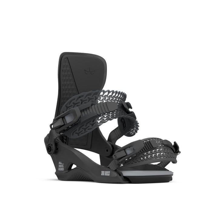Rome 390 Boss HW Snowboard Bindings, Black / L/XL