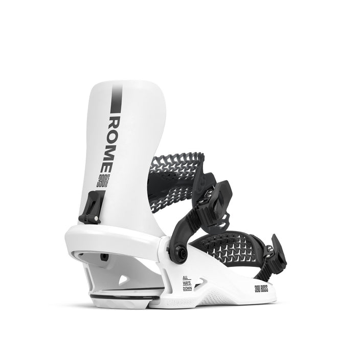 Rome 390 Boss HW Snowboard Bindings M/L (Men's US 7.5-10) White New 2026