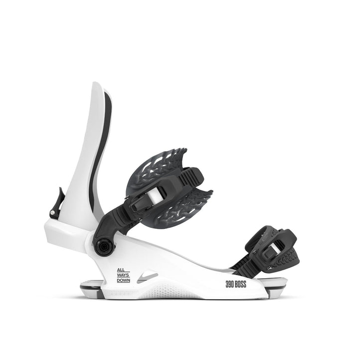 Rome 390 Boss HW Snowboard Bindings M/L (Men's US 7.5-10) White New 2026