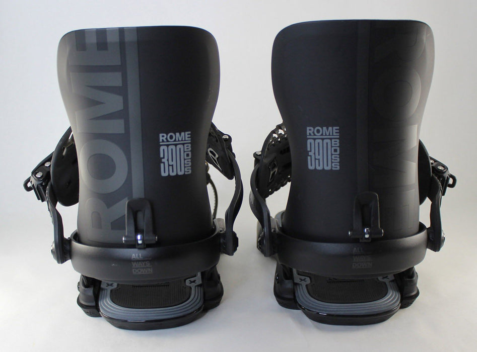 Rome 390 Boss FW Snowboard Bindings M/L (Men's US 7.5-10) Black 2026 Demo
