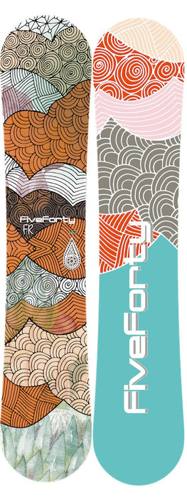 Fiveforty FR Snowboard Women's Size 139 cm Freestyle Twin New 2023 540