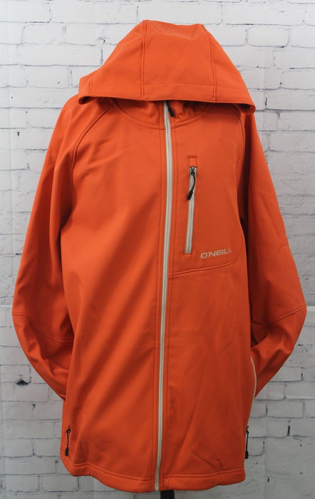 O'Neill Exile Softshell Jacket, Men's Medium, Burnt Ochre Orange