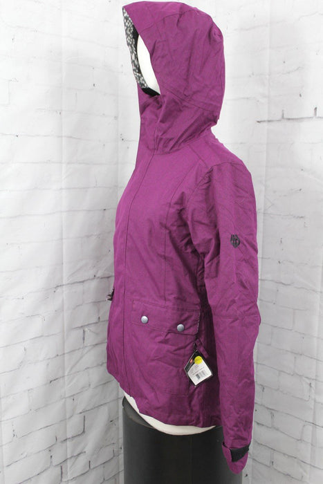 686 Smarty 3-in1 Aries Snowboard Jacket, Women's Small, Fuchsia Purple New