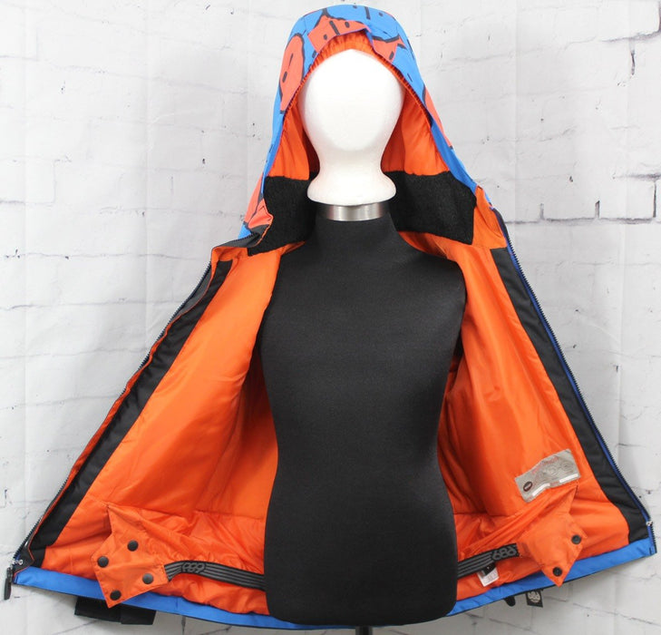 686 Forest Insulated Snow Jacket Boy's Youth Medium, Black Colorblock