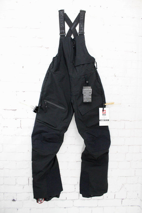 686 GLCR Geode Thermograph Bib Snow Pants, Womens XS, Black