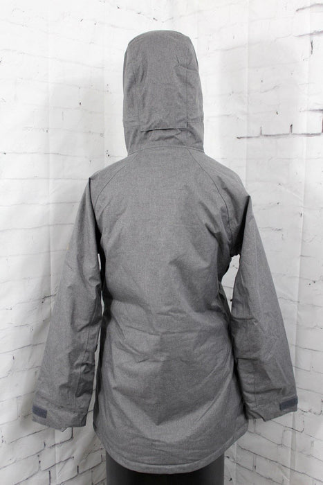 686 Dream Insulated Snowboard Jacket, Women's Small, Grey Melange