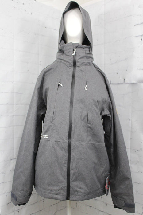 686 Primitive Elevate M65 Shell Snow Jacket Men's Large, Grey Melange