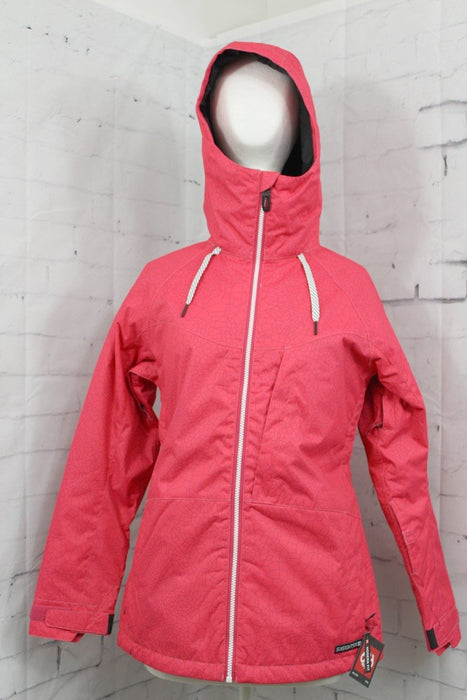 686 Athena Insulated Snowboard Jacket Women's Small Azalea Netting New