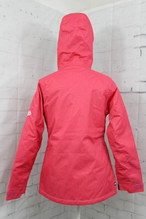 686 Athena Insulated Snowboard Jacket Women's Small Azalea Netting New