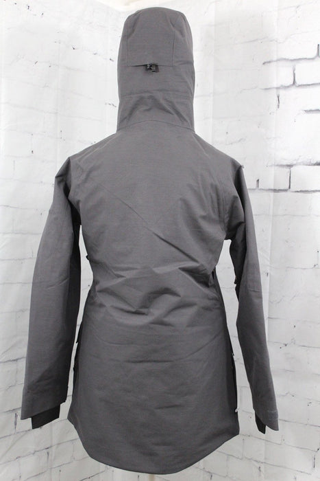 686 GLCR GoreTex Moonlight Insulated Snow Jacket Women's Small Charcoal