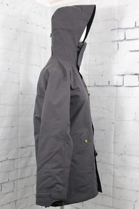 686 GLCR GoreTex Moonlight Insulated Snow Jacket Women's Small Charcoal