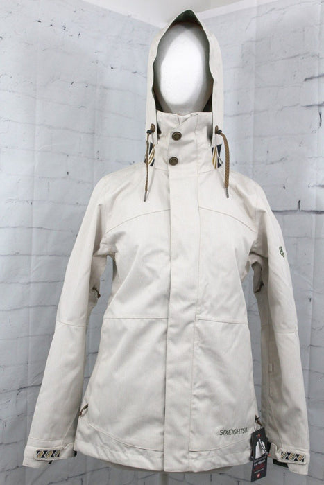 686 Smarty Spellbound Insulated Snow Jacket Women's Large Bone Diamond