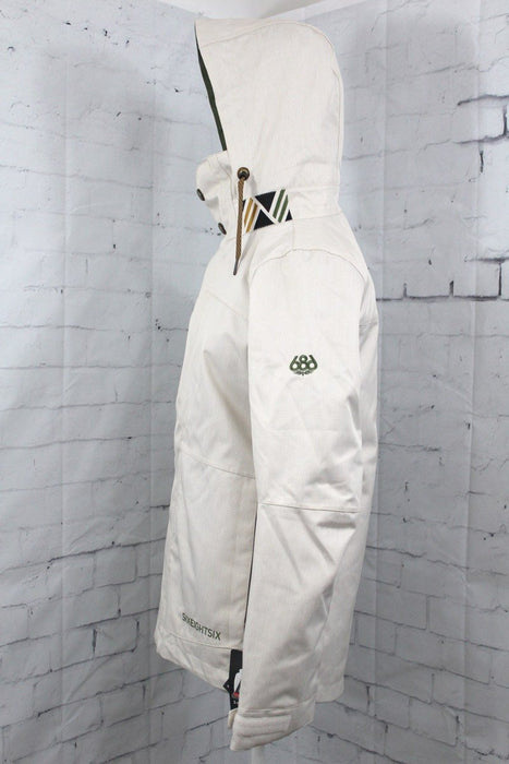 686 Smarty Spellbound Insulated Snow Jacket Women's Large Bone Diamond