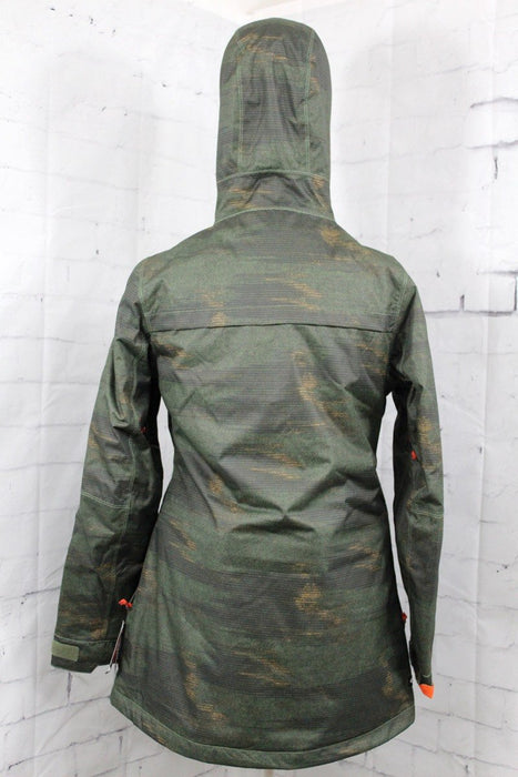 686 Spirit Insulated Snow Jacket Women's Small Surplus Green Blanket