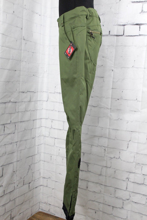 686 Crystal Shell Snowboard Pants Women's Small, Surplus Green