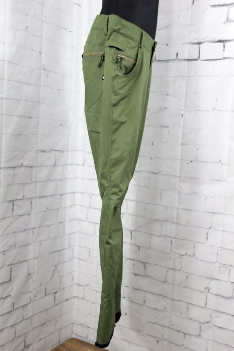 686 Crystal Shell Snowboard Pants Women's Small, Surplus Green