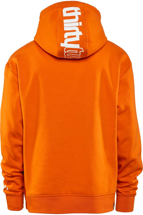 Thirtytwo Double Tech Pullover Hoodie Hooded Sweatshirt w/DWR Mens Medium Orange