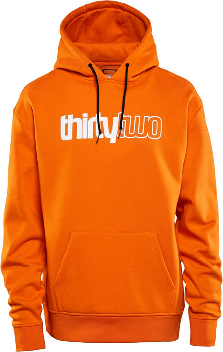 Thirtytwo Double Tech Pullover Hoodie Hooded Sweatshirt w/DWR Mens Medium Orange
