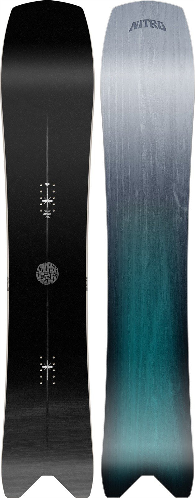 Nitro Squash Men's Snowboard 156 cm, Directional Swallowtail Nitro Squash Men's Snowboard 156 cm, Directional Swallowtail