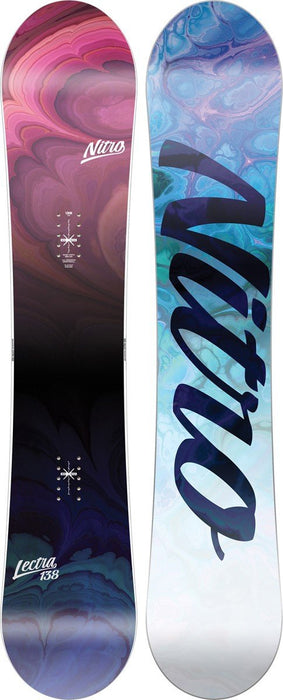 Nitro Lectra Women's Snowboard 138 cm With Nitro Rythm Bindings and Bag New 2024