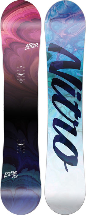 Nitro Lectra Women's Snowboard 142 cm with Nitro Rythm Bindings and Bag New 2024