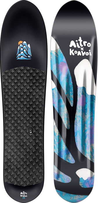 Nitro x Konvoi Surfer Men's Snowboard 143 cm Powder Powsurfing Board New 2026