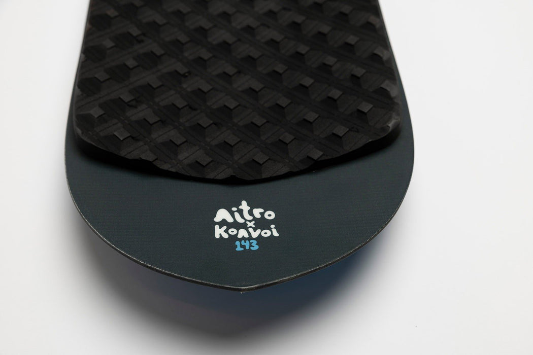 Nitro x Konvoi Surfer Men's Snowboard 143 cm Powder Powsurfing Board New 2026